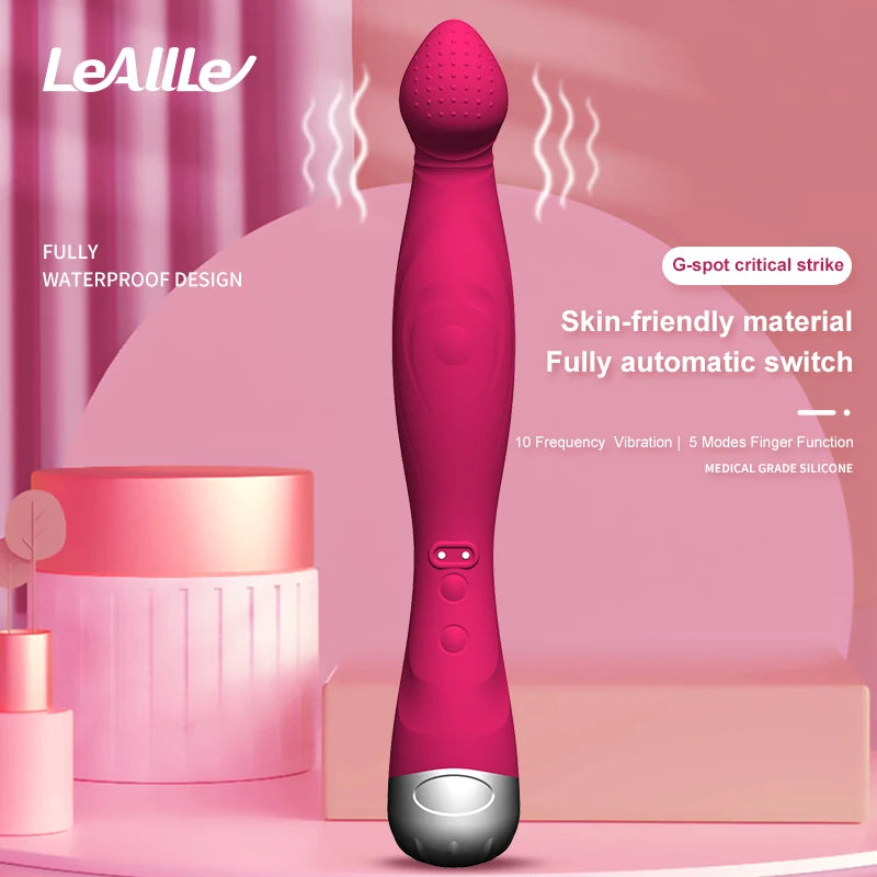 G-Spot Extended Finger Vibrator & Clit Massager with Vibrating Tip