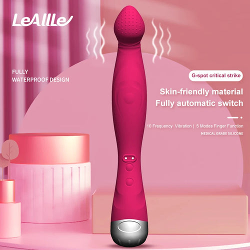 G-Spot Extended Finger Vibrator & Clit Massager with Vibrating Tip