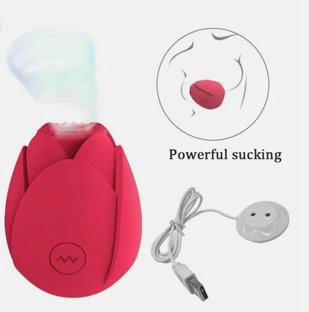 Lotus Flower Suction Vibrator