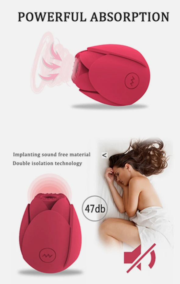 Lotus Flower Suction Vibrator