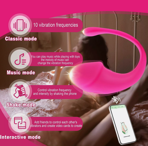 Bullet Vibrator Egg Woman Vibrating Sex Toy with APP remote