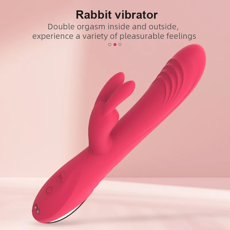 Rabbit Vibrator with Dual Motors for Greater Stimulation