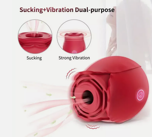 Blossom Rose Clit Sucker & G-Spot Massager