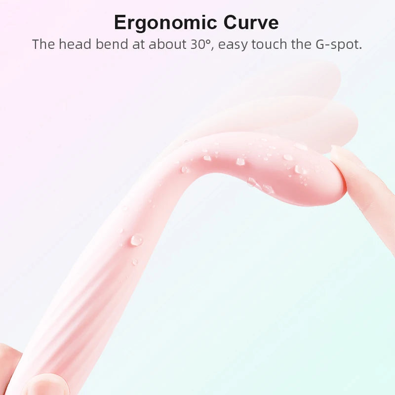 Slim & Flexible G-Spot Orgasm Massage Vibrator + Heating