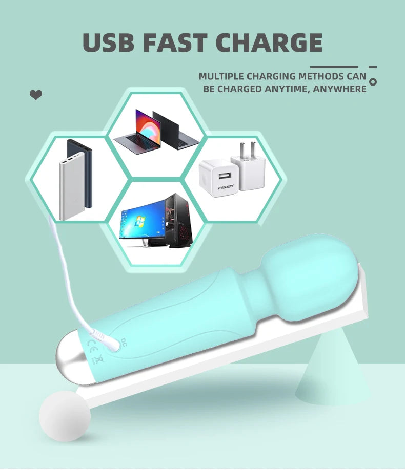 Mini Wand Massage Vibrator