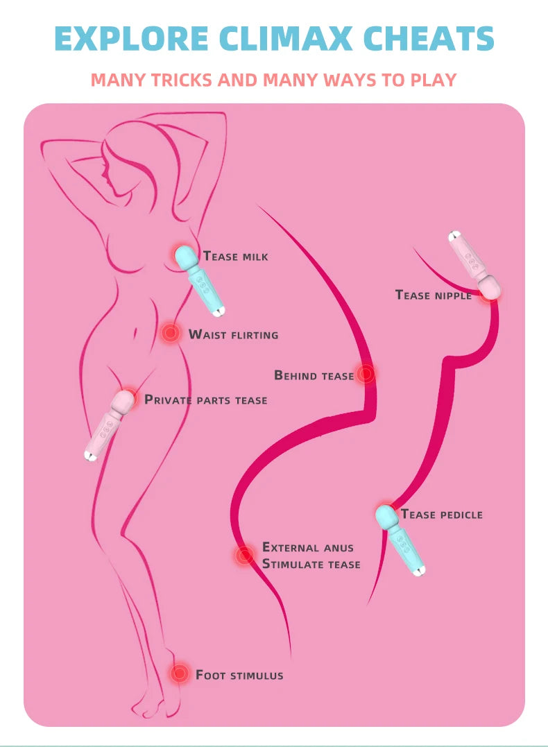 Mini Wand Massage Vibrator